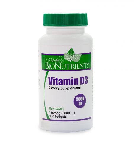 Vitamin D3 5,000 I.U., 200 Softgels